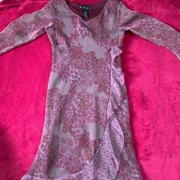 Purple multi-pattern dress - Picture 1 of 2